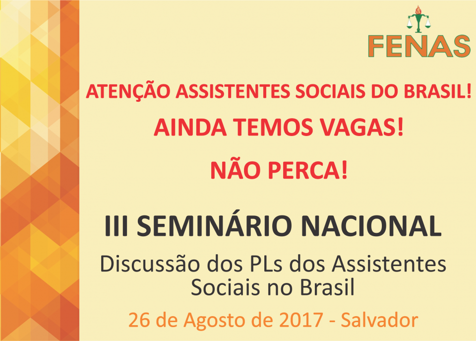 ATENÇÃO ASSISTENTES SOCIAIS DO BRASIL!